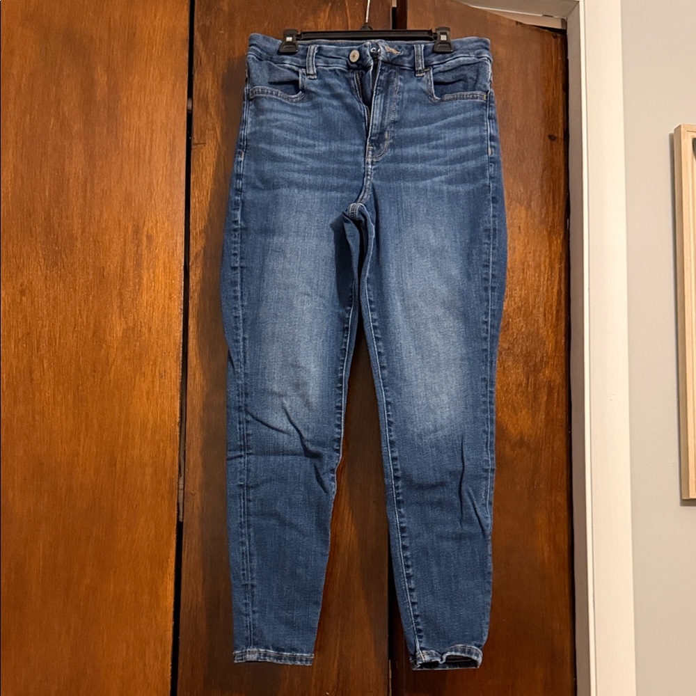 American Eagle Outfitters Dark Blue Skinny Jeans